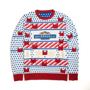ghirardelli Ghirardelli Peppermint Bark Sweater